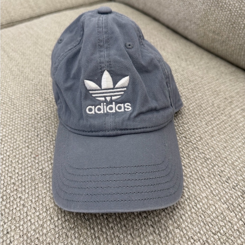 Adidas Light Gray Baseball Cap with Logo